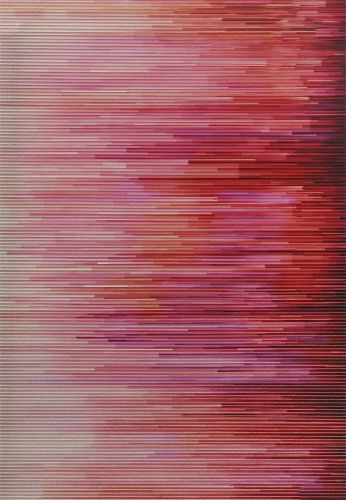 Pink To Red Gradient Lines
